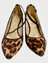 Load image into Gallery viewer, Nine West CEAPXP2 Leopard Wedges Sz 10