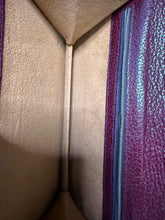 Load image into Gallery viewer, Vintage Style Horse Carriage Wallet on Chain Crossbody - Burgundy Pebbled Bag