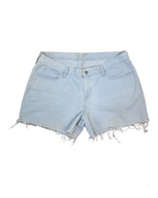 Load image into Gallery viewer, 4.24 SHORTS Sz 14 Light Denim Cutoff
