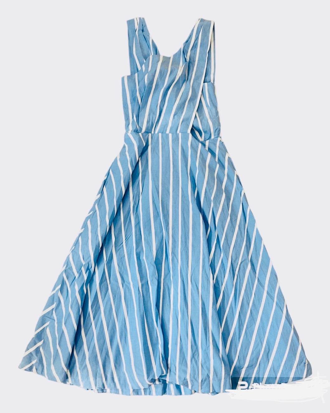 6.1.22 DRESS Sz XS NWT Emily & Fin Blue/White Stripe